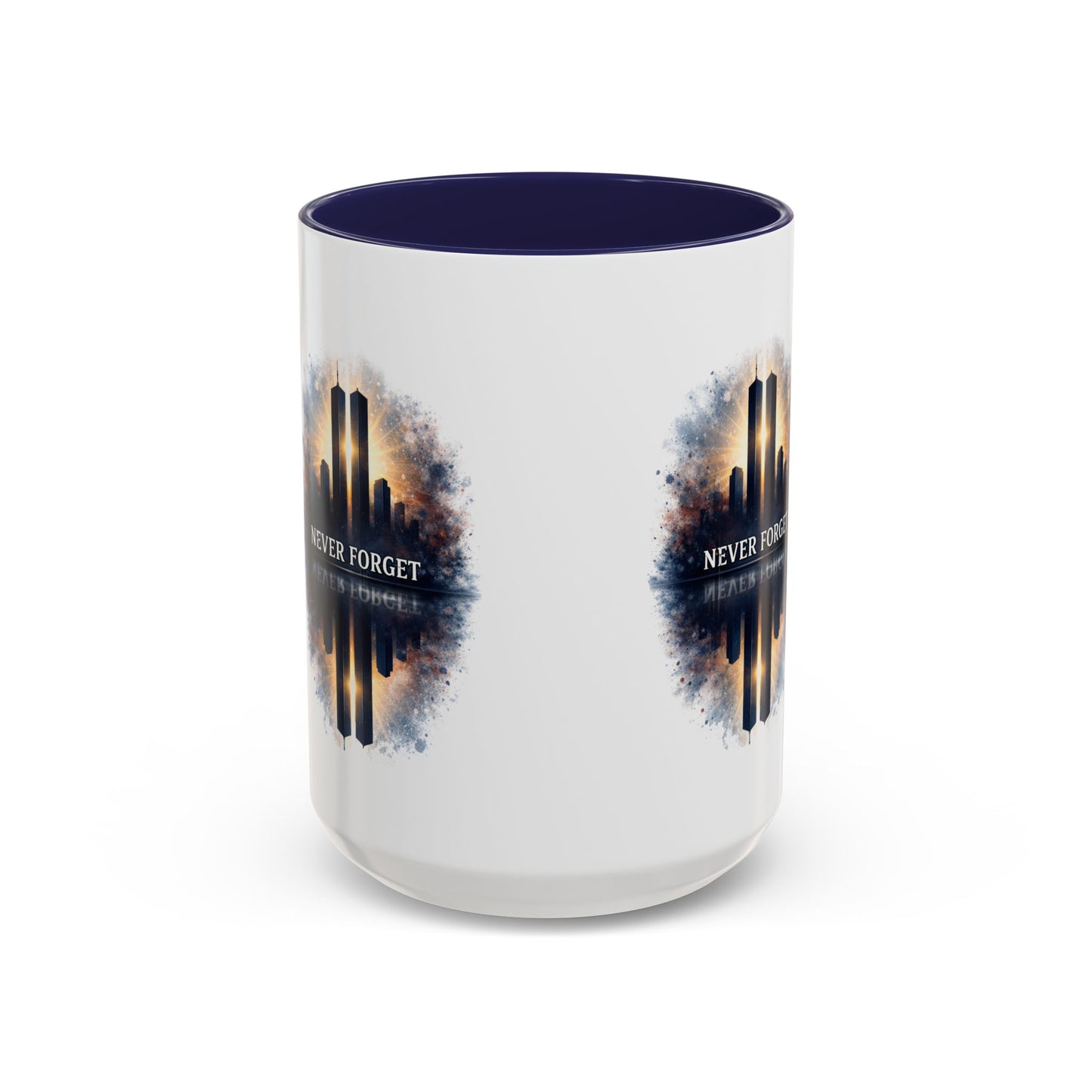 Never Forget 9/11 Memorial Accent Coffee Mug (11/15oz)