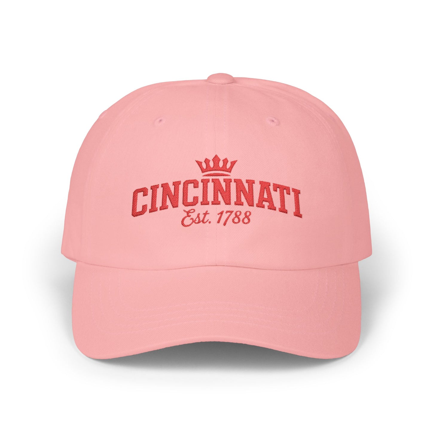 Cincinnati Classic Dad Cap – Embroidered 'Cincinnati Est. 1788' Crown Hat