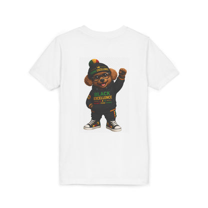 Youth Tee — 'Black Excellence' Teddy Bear Kids T-Shirt