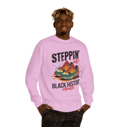 Steppin' into Black History Month Sweatshirt