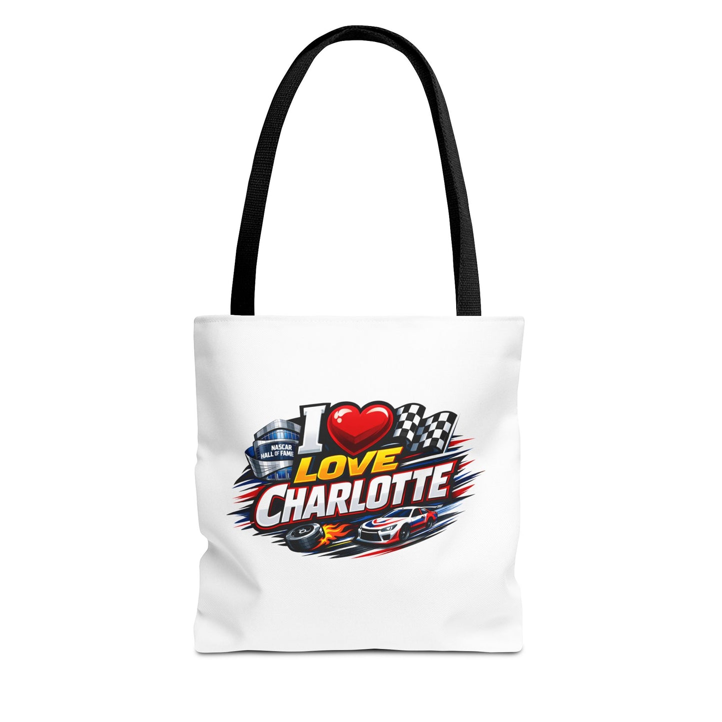 I Love Charlotte Racing Tote Bag