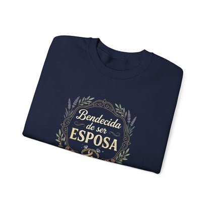 Bendecida de ser Esposa Sweatshirt