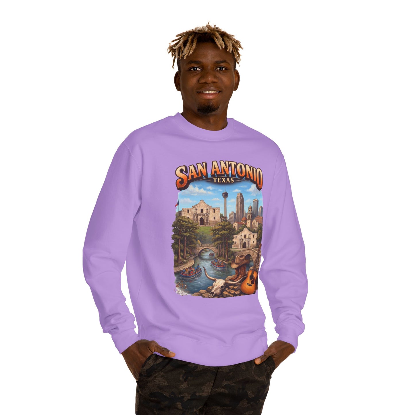 San Antonio Riverwalk Sweatshirt — Texas Travel Scenic Crewneck