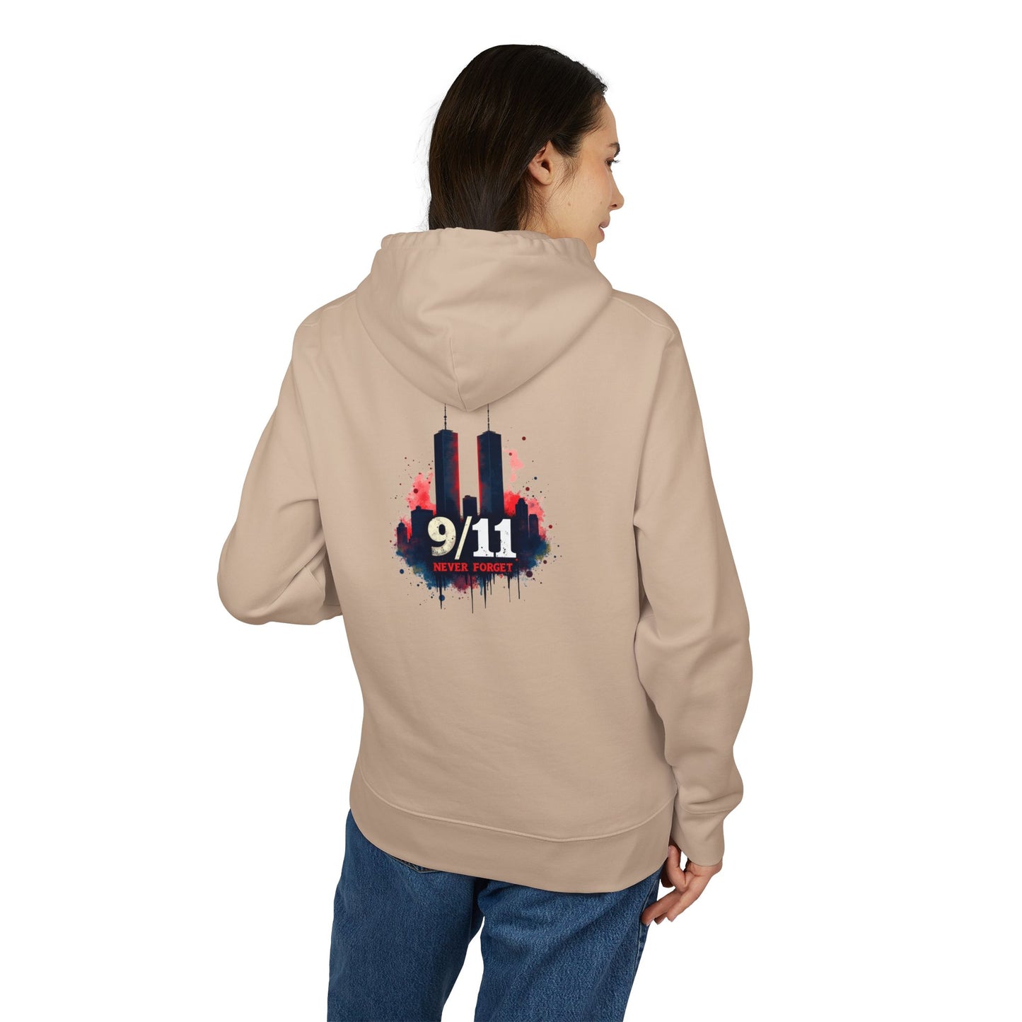 9/11 Never Forget Hoodie — World Trade Center Memorial Sweatshirt