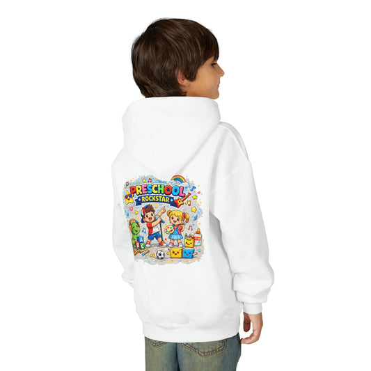 Preschool Rockstar Kids Hoodie — Cute Preschool Graduation & Back-to-School Sweatshirt