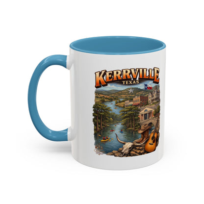 Kerrville Texas Souvenir Coffee Mug — Scenic Riverfront Design (11/15oz)