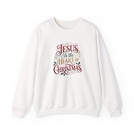 “Jesus Is the Heart of Christmas” Sweatshirt