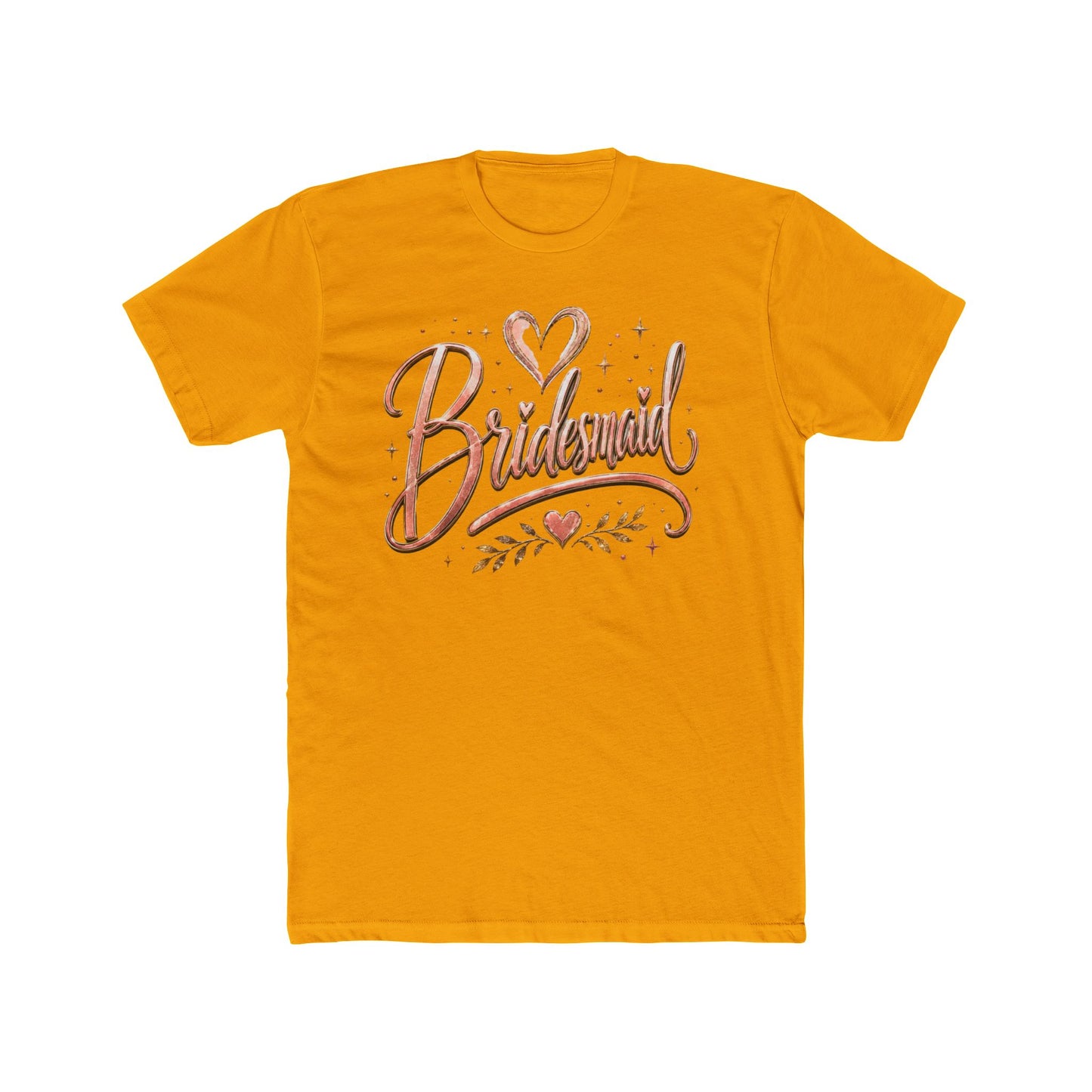 Bridesmaid Rose Gold Script T-Shirt