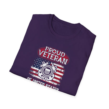 Proud Veteran of United States Coast Guard T-Shirt