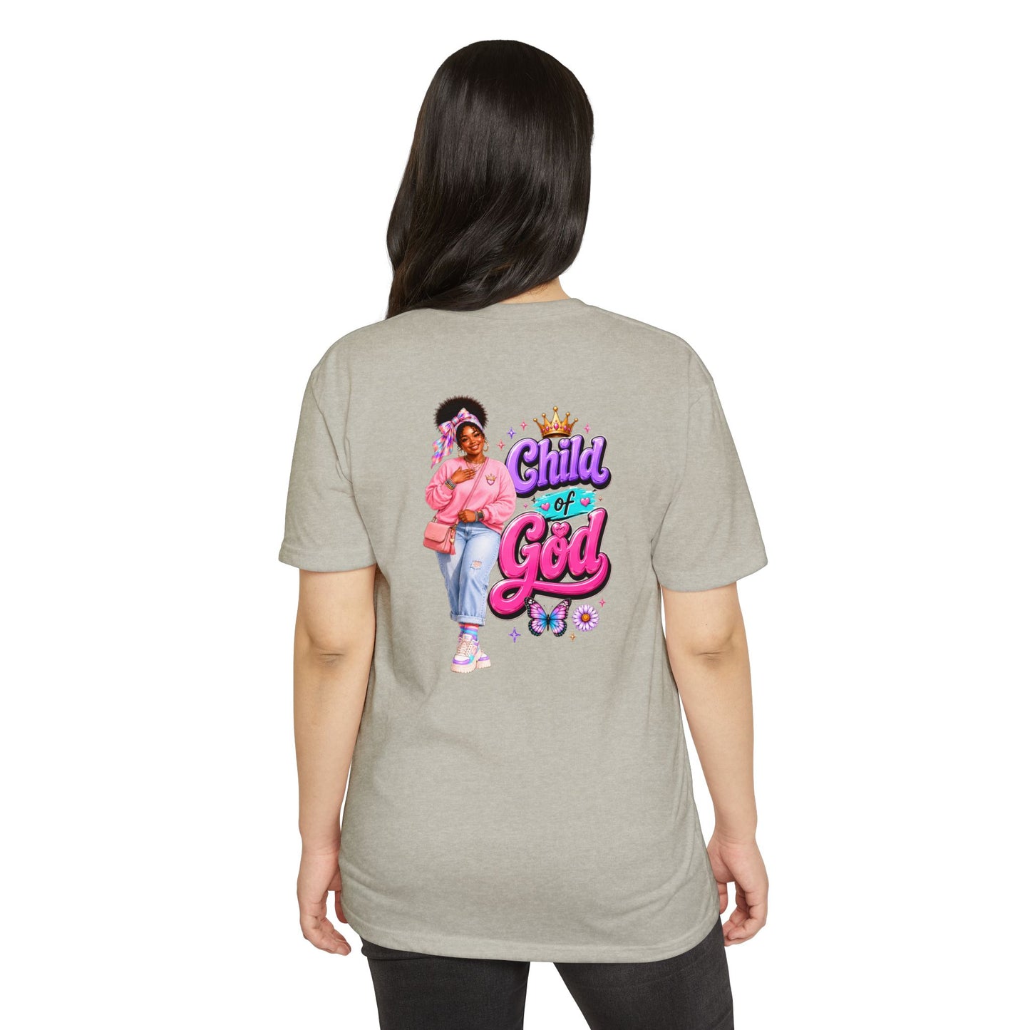 Child of God T-Shirt — Cute Pink Faith Graphic Tee for Girls