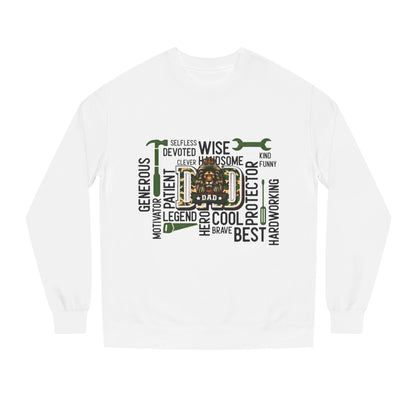 Dad Toolbox Word Cloud Sweatshirt — Father’s Day Mechanic Gift
