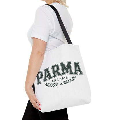 Parma Est. 1816 Tote Bag — Vintage Collegiate Canvas Tote
