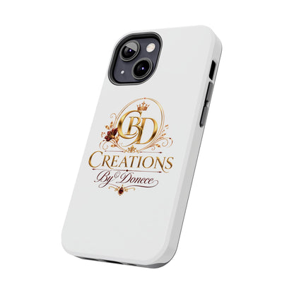 BD Creations By Donece Elegant Logo Tough Phone Case — Protective iPhone Cover