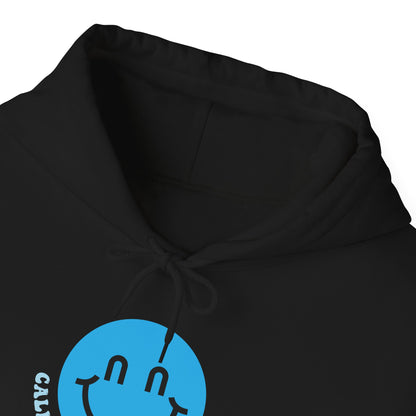 Calm Mind Healthy Body Smiley Hoodie