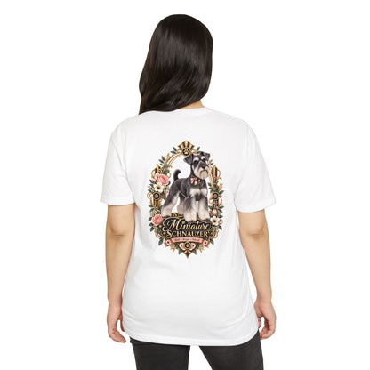 Miniature Schnauzer Floral Tee