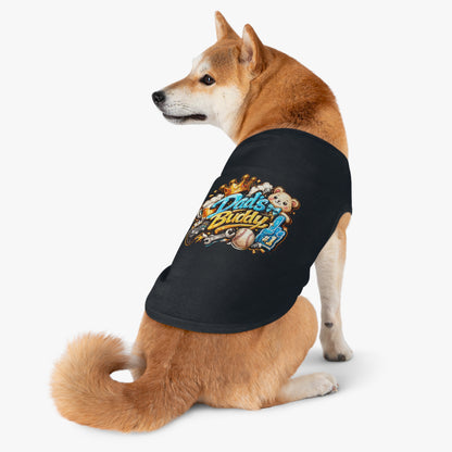 Dad's Buddy Pet Tank Top — Cute Teddy, Sports & Gamer Graphic Dog Shirt