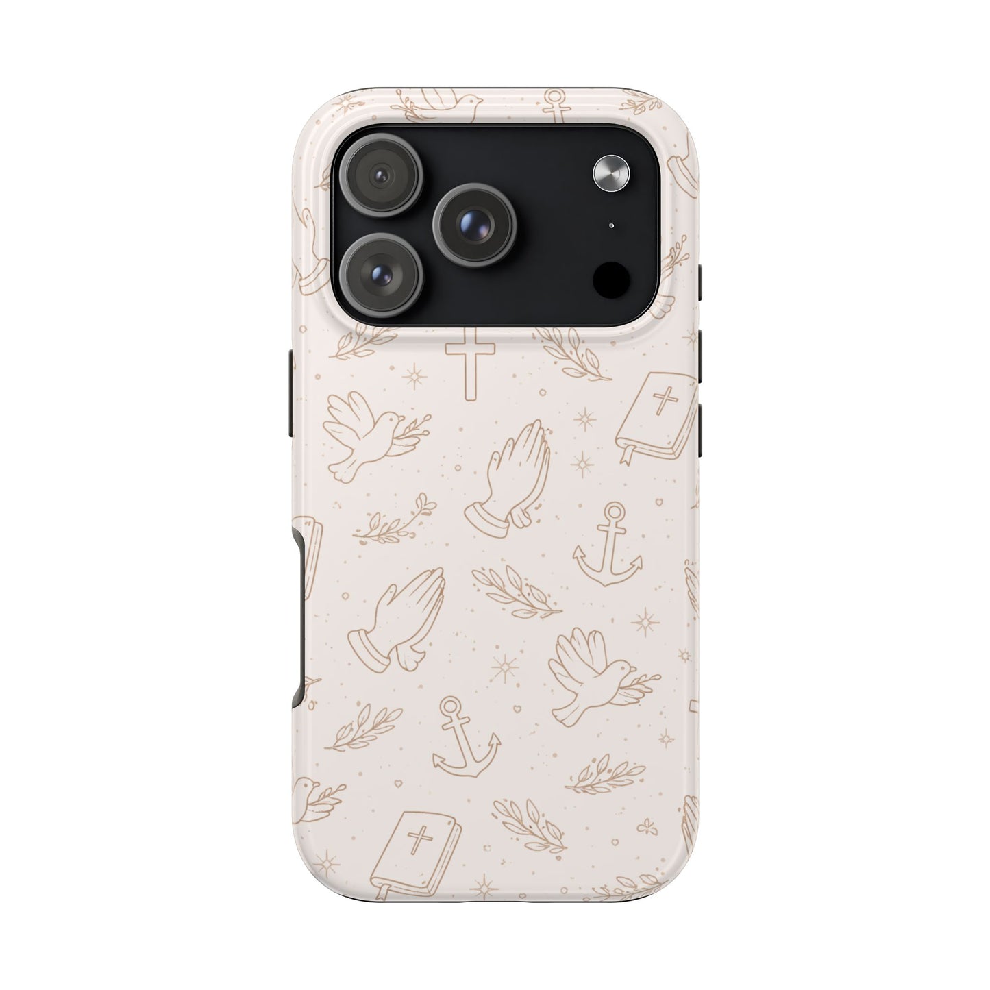 Symbols of Grace Phone Case | Christian Floral iPhone Case