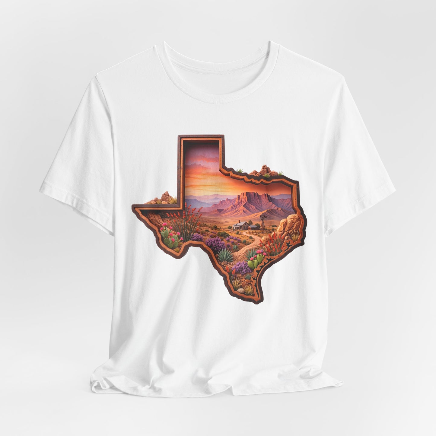 Texas Sunset Landscape T-Shirt