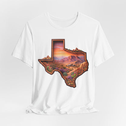 Texas Sunset Landscape T-Shirt
