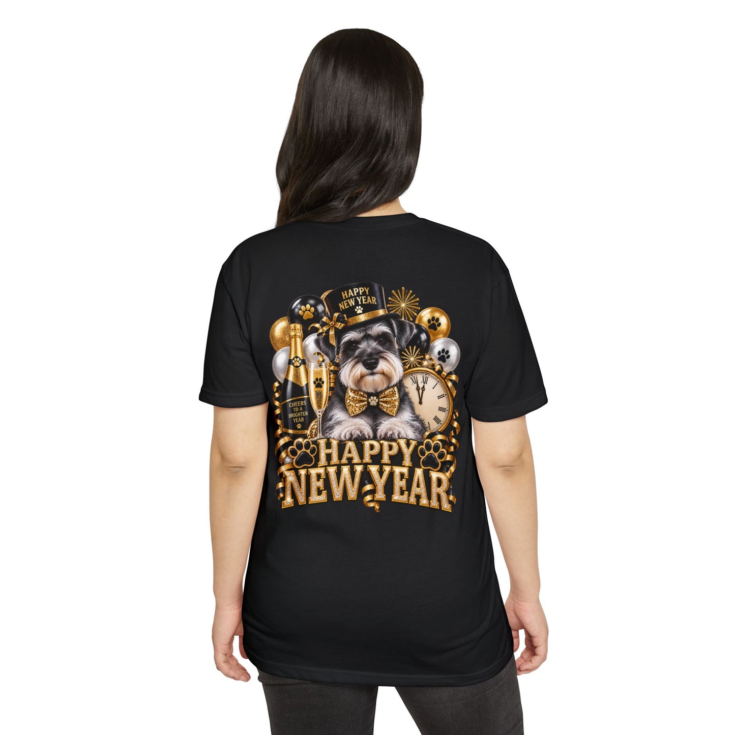 Happy New Year Schnauzer T-Shirt