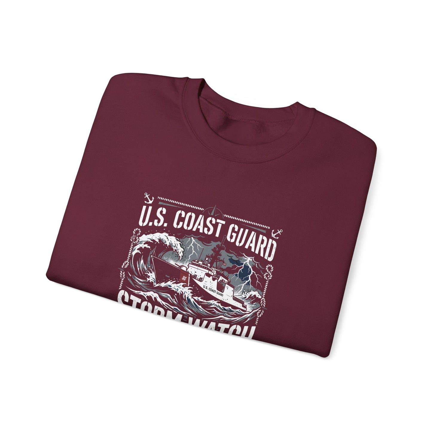 U.S. Coast Guard Storm Watch Semper Paratus  Sweatshirt