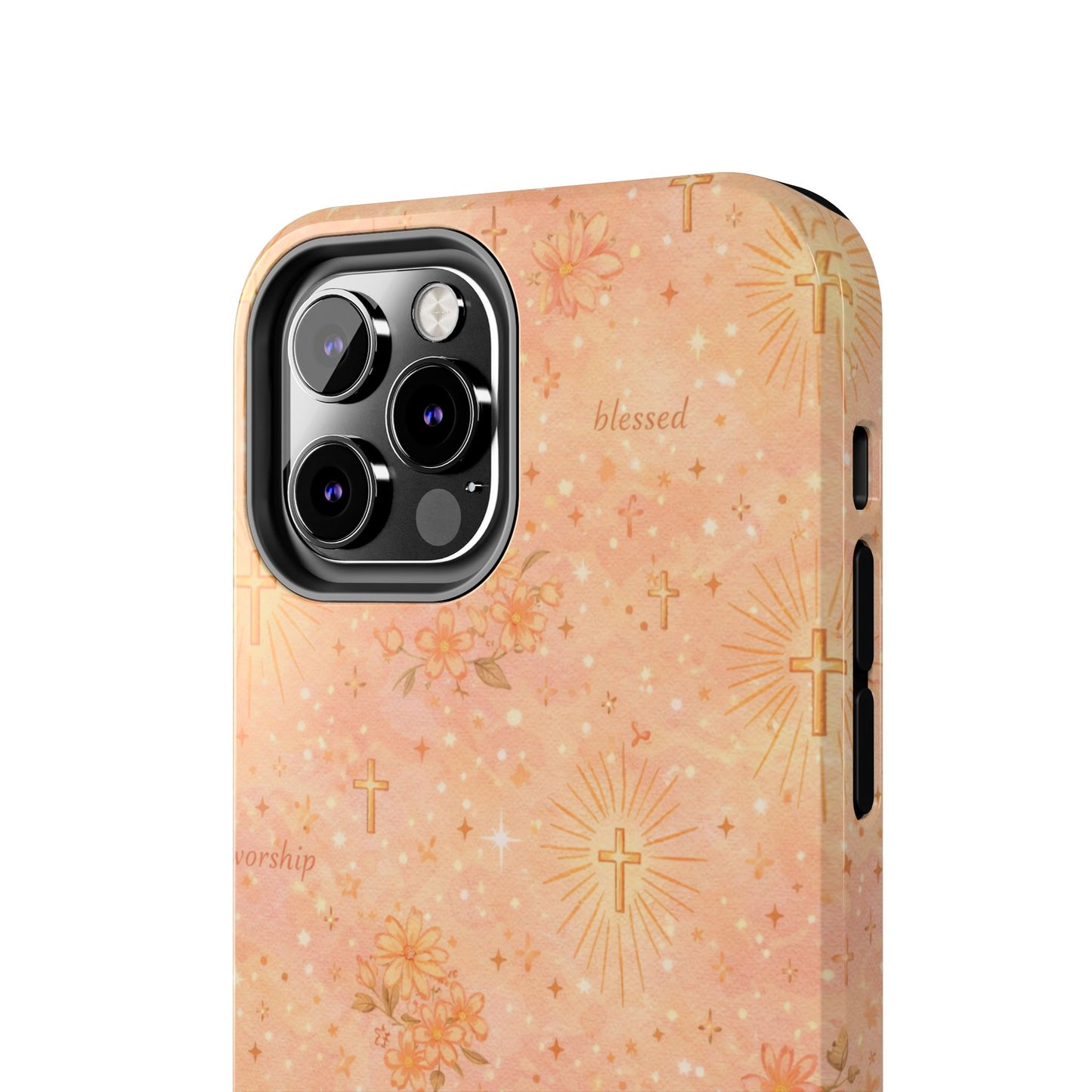 Blessed in Grace Phone Case | Christian floral iPhone Case
