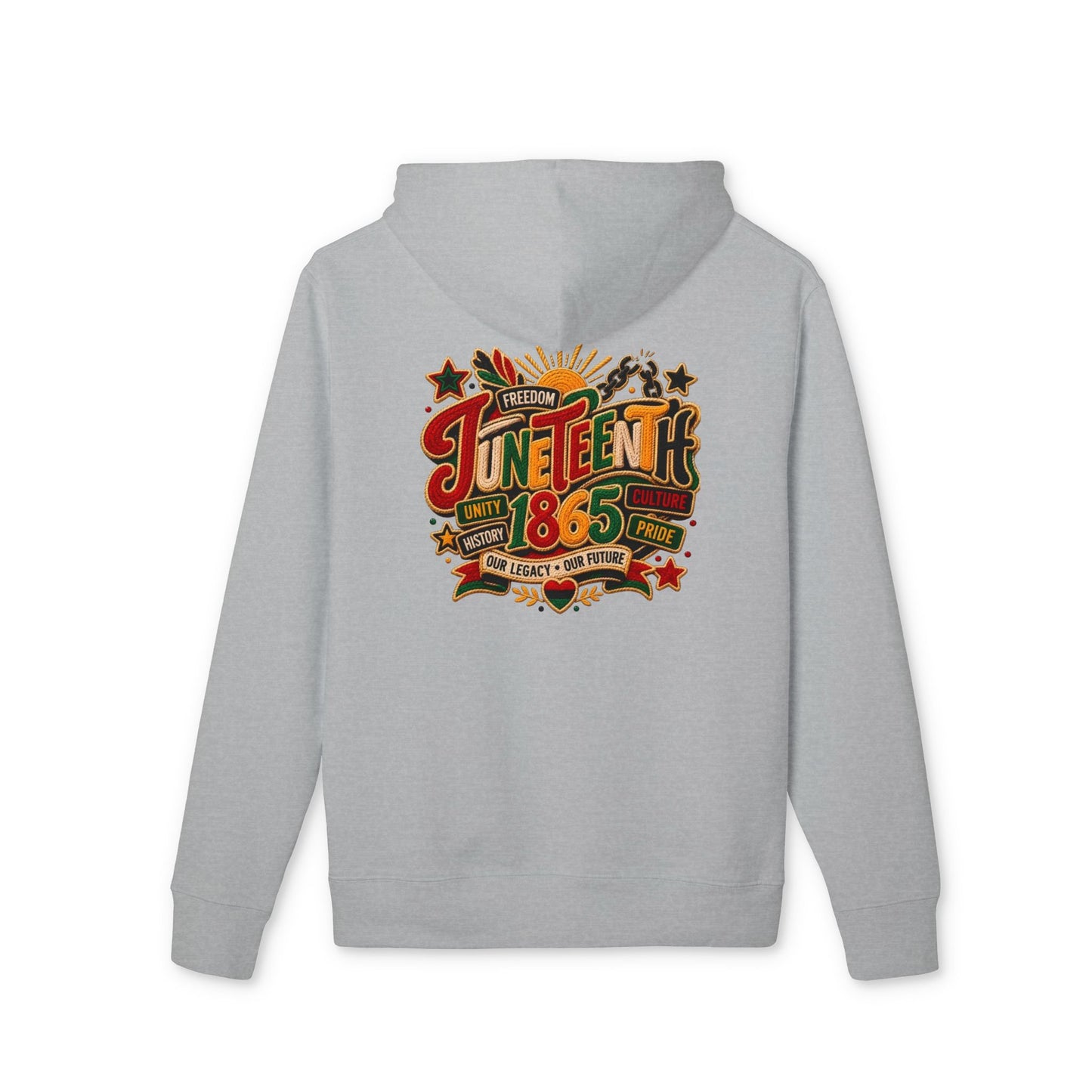Juneteenth 1865 Hoodie – Celebration Graphic Pullover