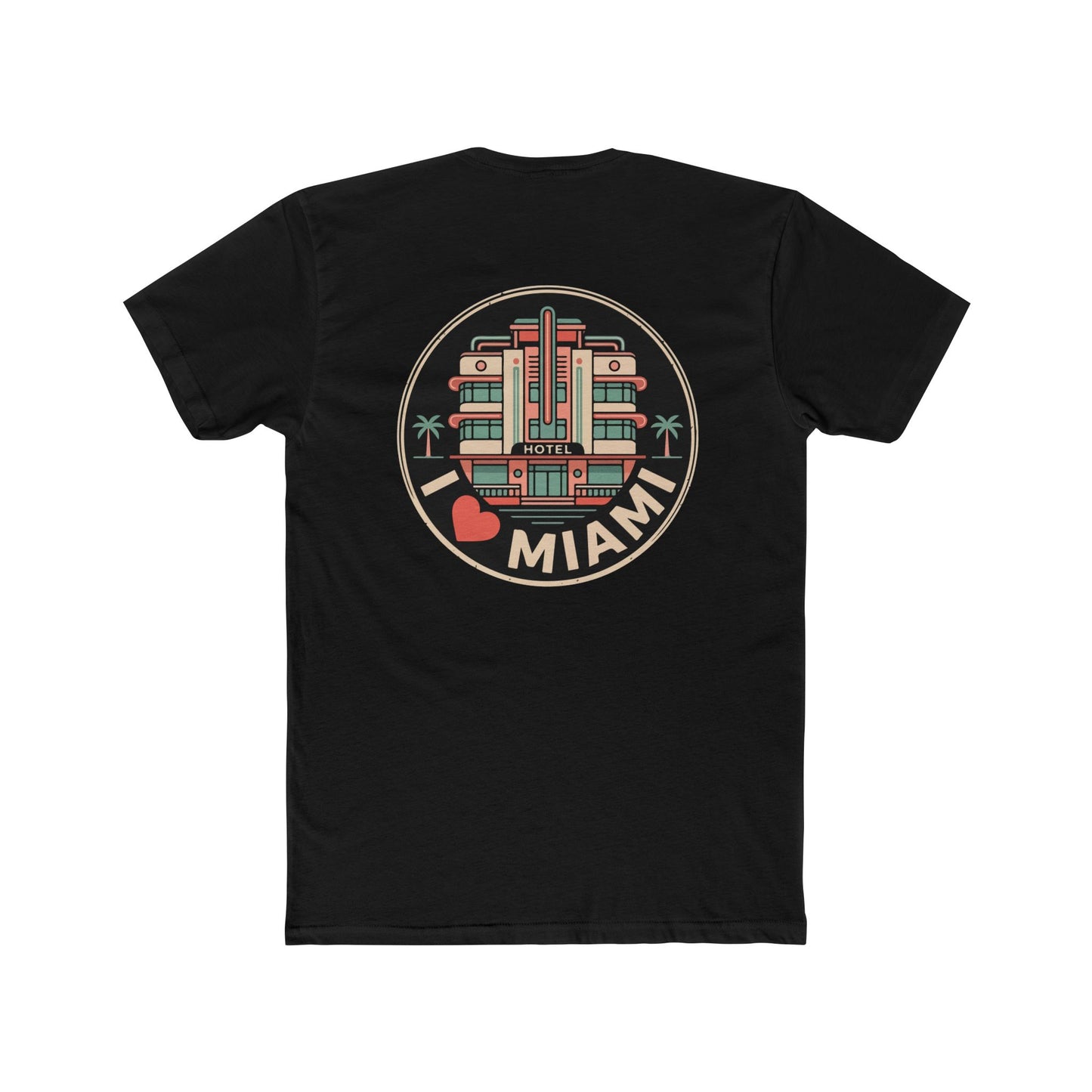 Miami Art Deco T‑Shirt — I  Miami Retro Travel Tee