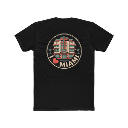Miami Art Deco T‑Shirt — I  Miami Retro Travel Tee