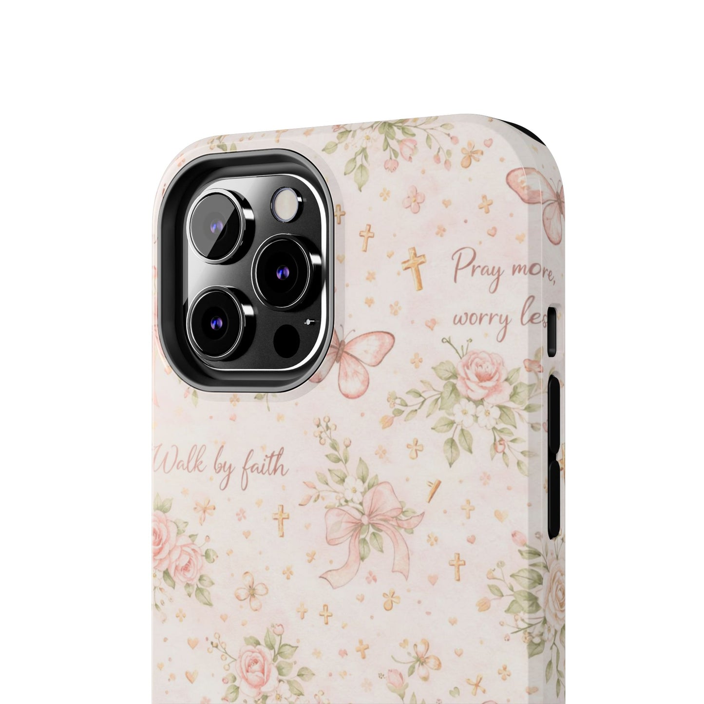 Walk By Faith Phone Case | Christian Floral iPhone Case