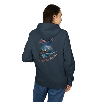 State Map Hoodie — Maine Scenic Lighthouse "You Get There From Here"