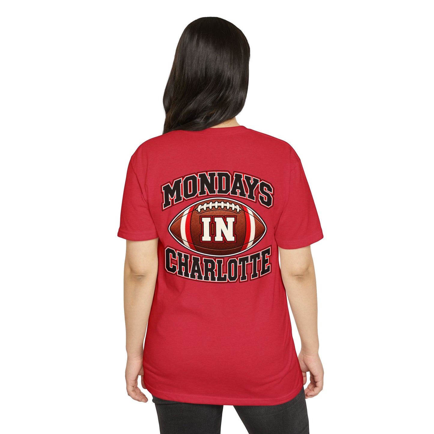 Mondays In Charlotte Football T‑Shirt