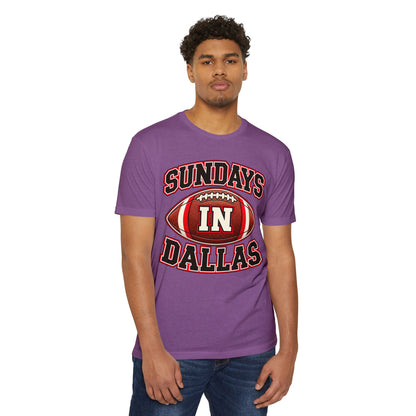 Sundays in Dallas Football T-Shirt