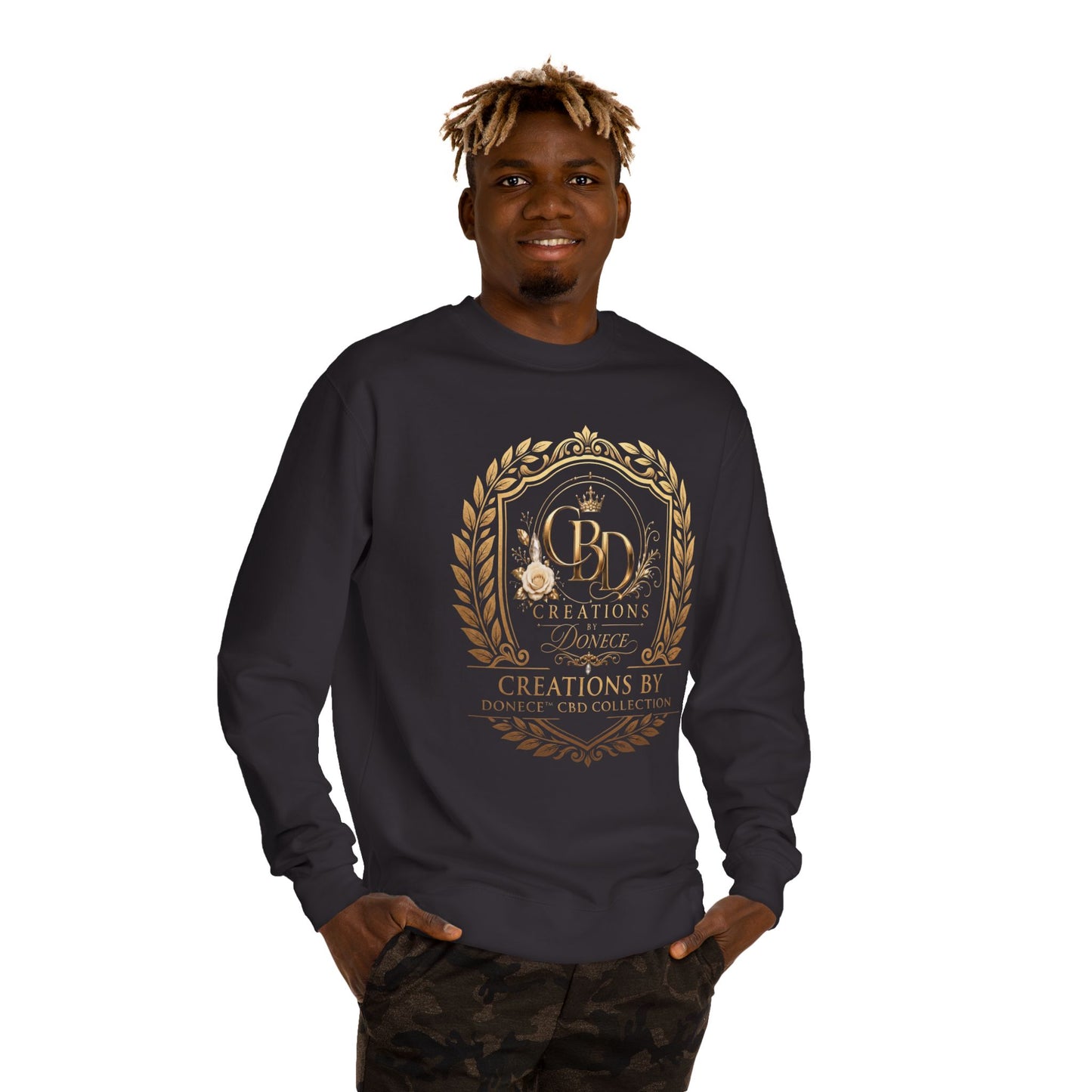 Creations By Donique Gold Crest Sweatshirt