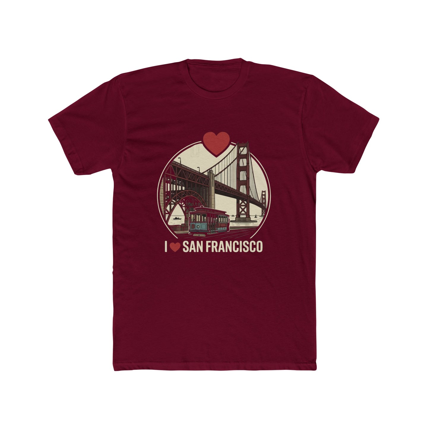 San Francisco Tee — I  San Francisco Golden Gate Bridge T‑Shirt