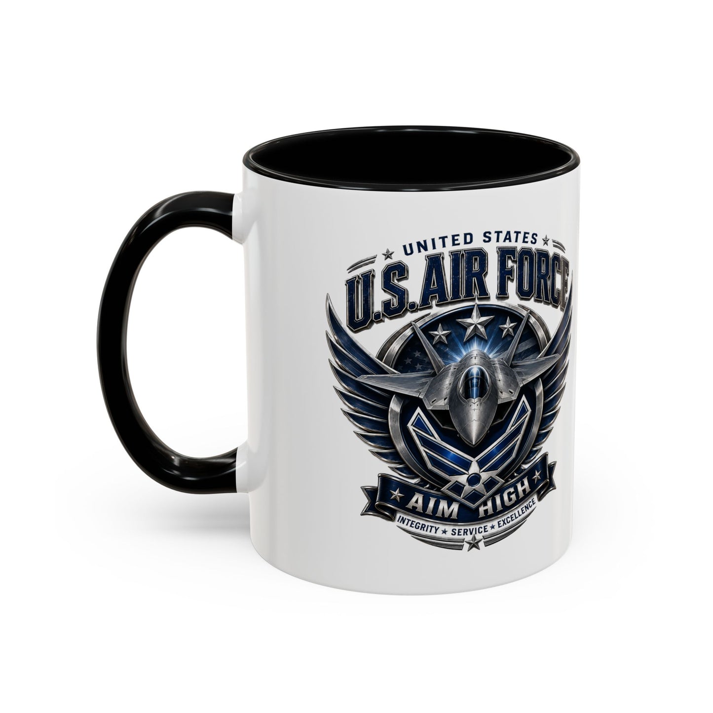 U.S. Air Force Aim High Accent Coffee Mug (11/15oz)