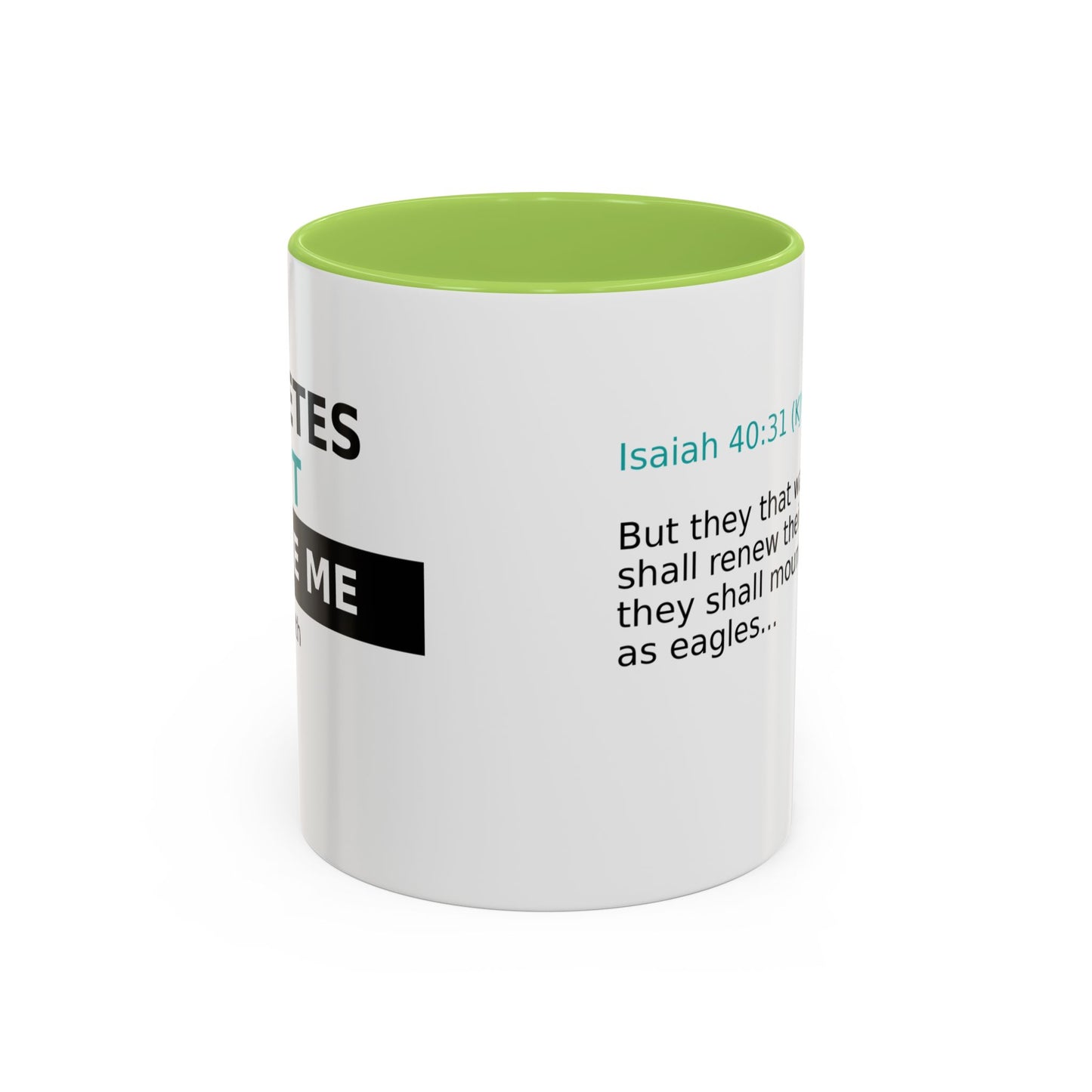 Scripture Coffee Mug — Isaiah 40:31 Inspirational Accent Mug (11/15oz)