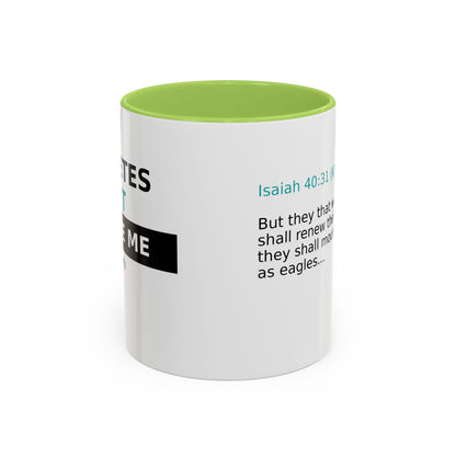 Scripture Coffee Mug — Isaiah 40:31 Inspirational Accent Mug (11/15oz)