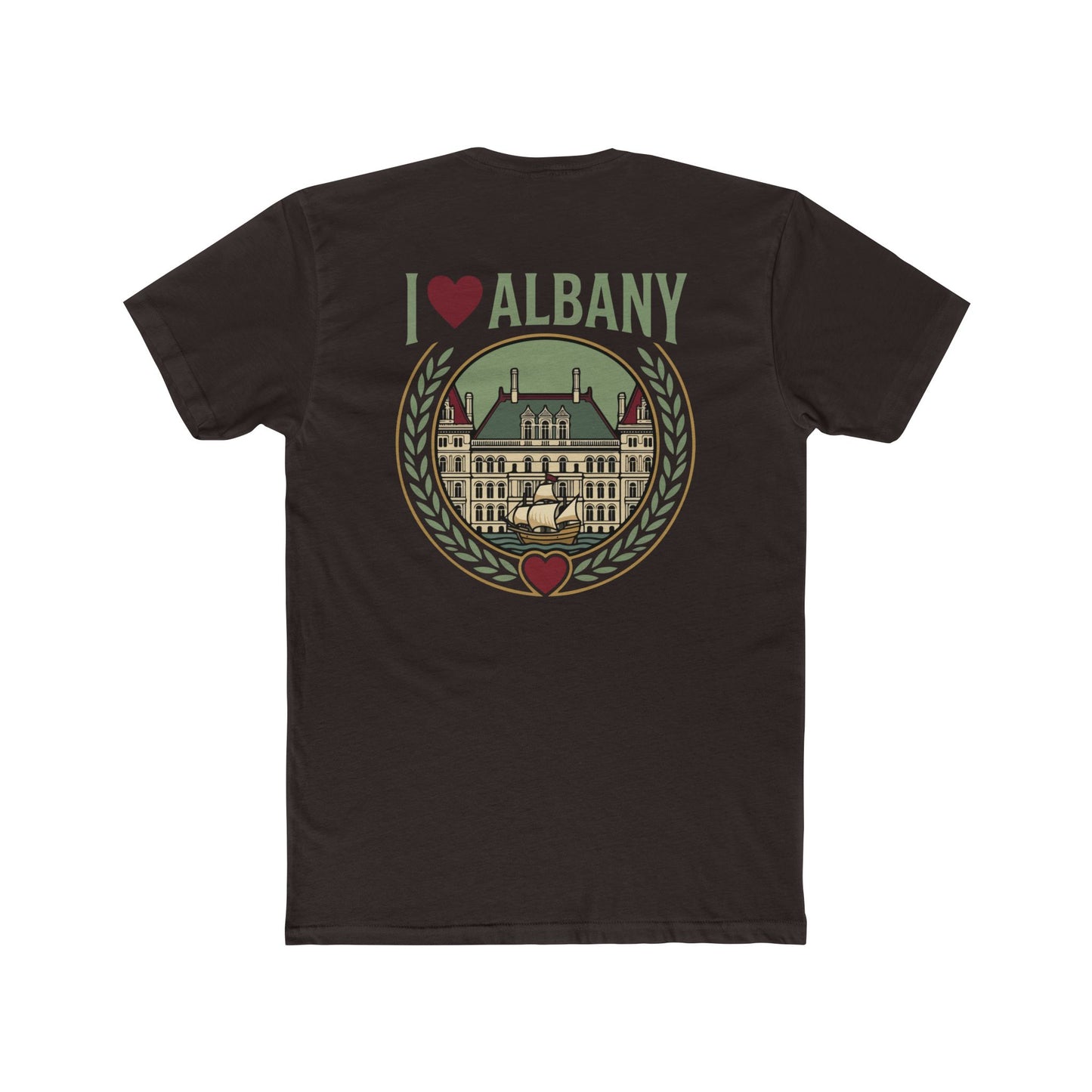 I  Albany T‑Shirt — Vintage Capitol Building City Pride Tee