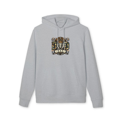 Dad The King Lion Hoodie — Father's Day Vintage Crest Sweatshirt
