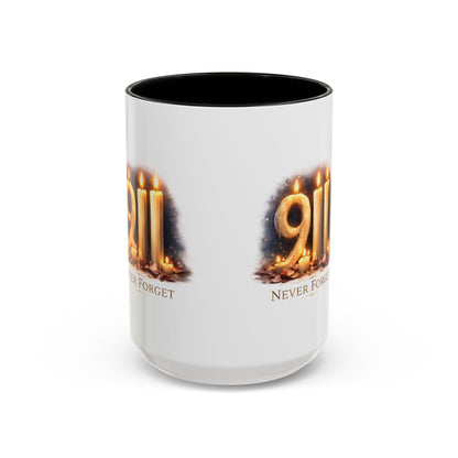 9/11 Never Forget Memorial Coffee Mug