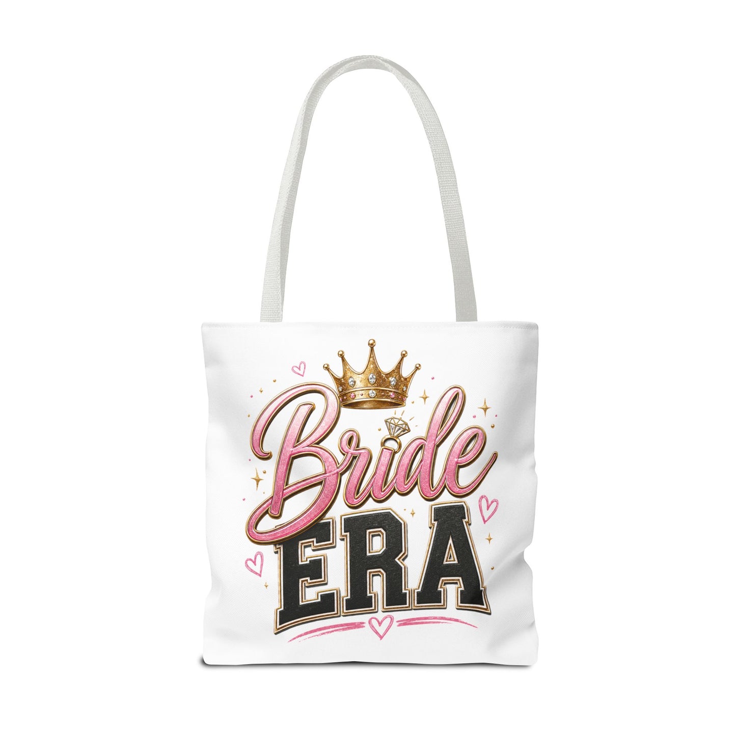 Bride Era Tote Bag — Bachelorette Bride Crown Tote for Bridal Shower & Wedding Weekend