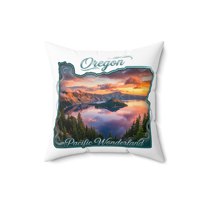Spun Polyester Square Pillow