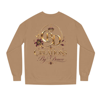 Crewneck Sweatshirt — Creations By Donece Gold Logo Crewneck