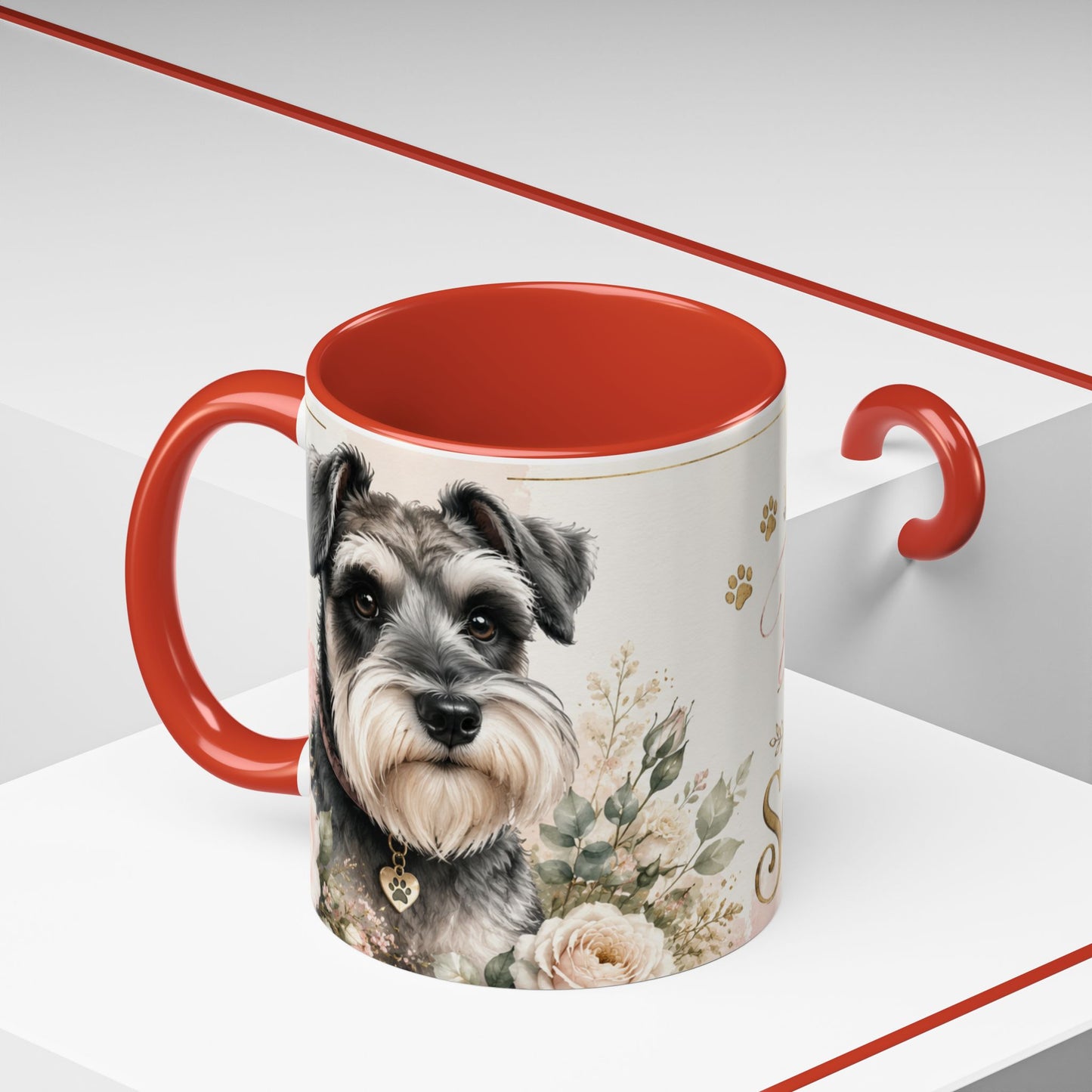 Life Is Better With a Miniature Schnauzer Accent Coffee Mug