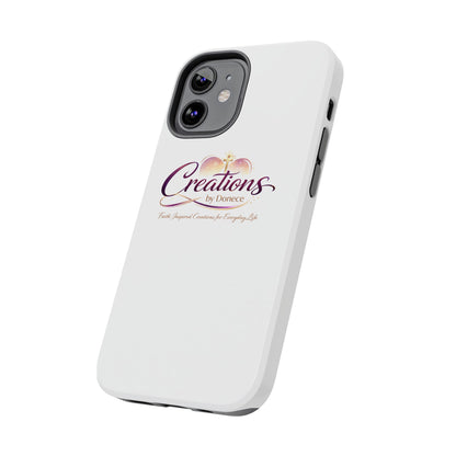 Tough Phone Case - "Creations by Donece" Logo Protective Cover