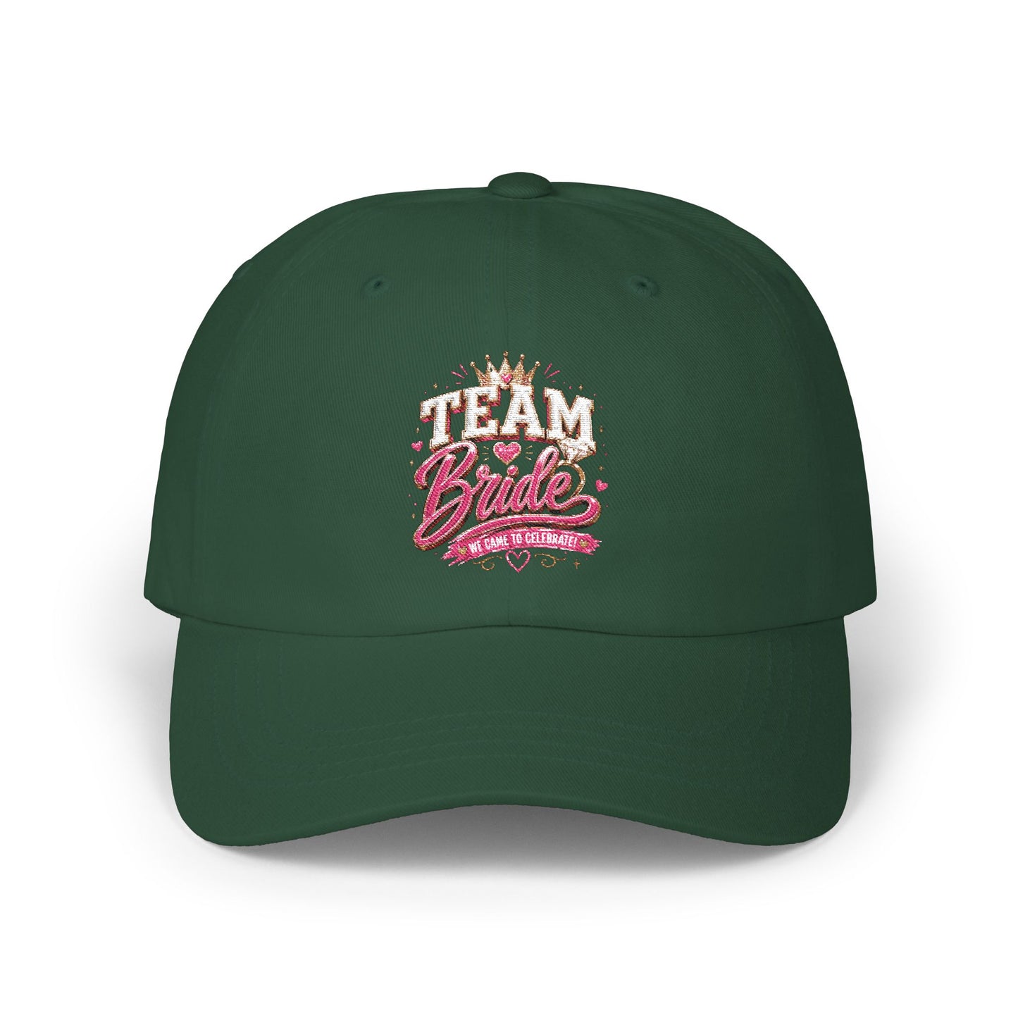 Dad Cap – "Team Bride" Embroidered Bachelorette Party Hat