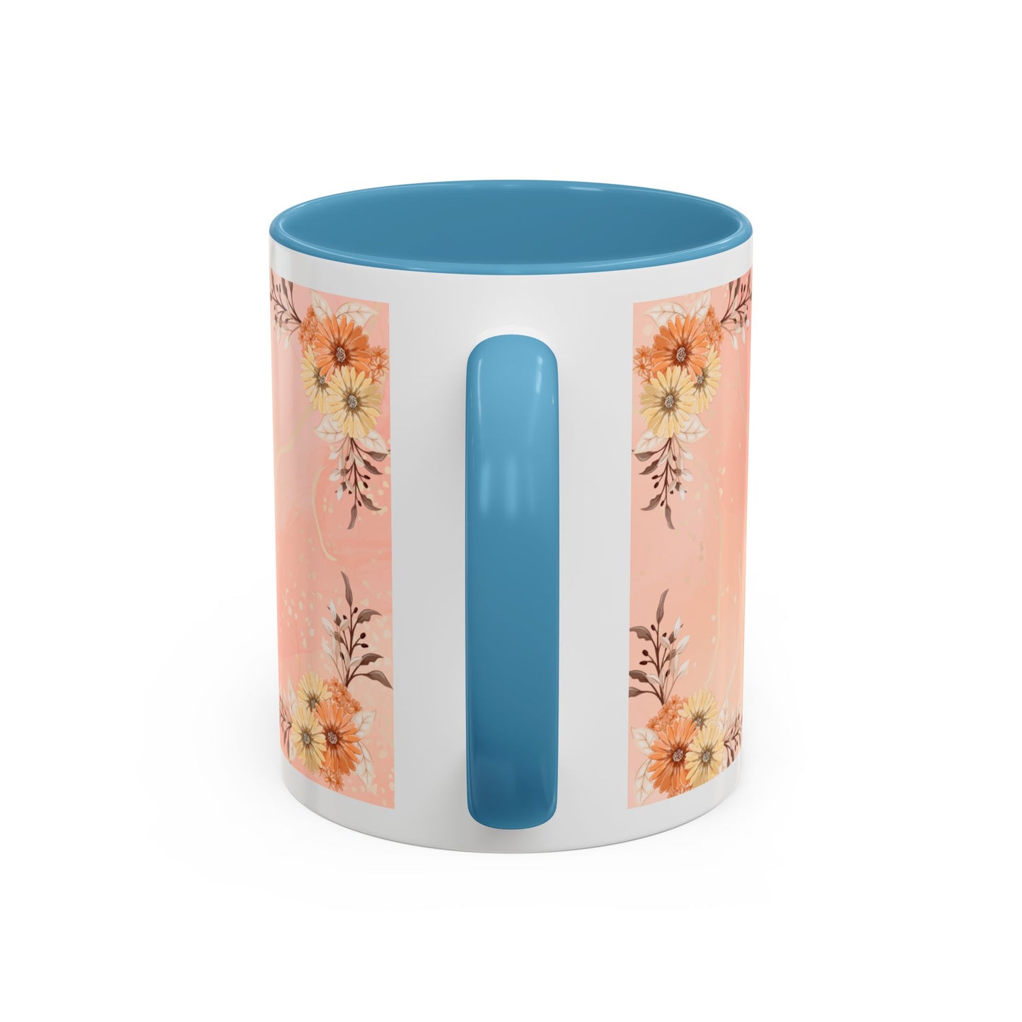 Mom Floral Accent Coffee Mug – Pink Butterfly Mother's Day Gift (11/15oz)