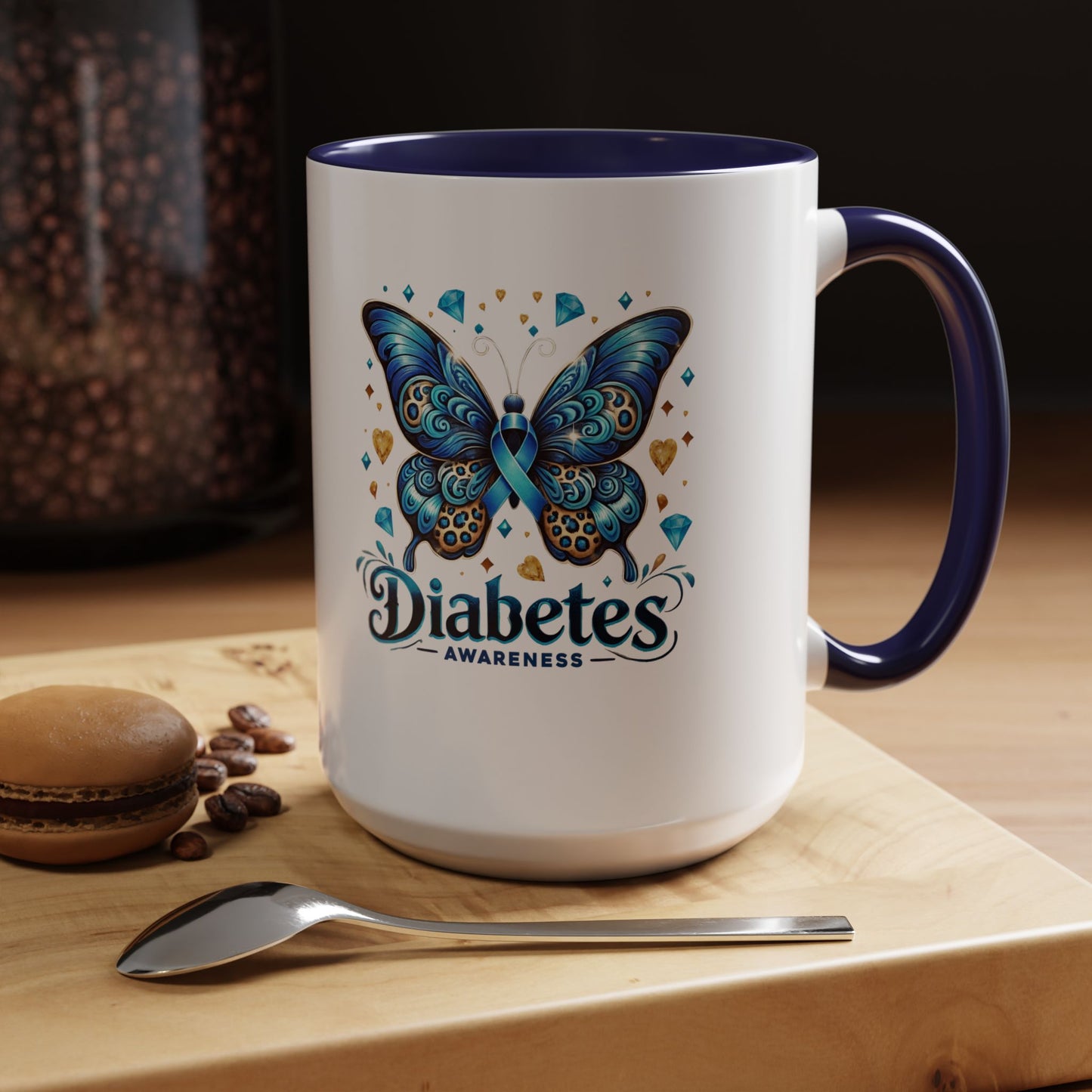 Diabetes Awareness Butterfly Coffee Mug (11/15oz)