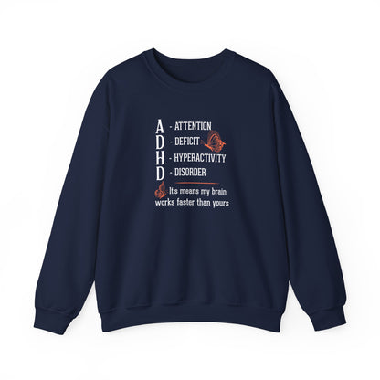 ADHD Awareness Crewneck Sweatshirt